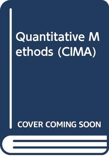 CIMA: Stage 1: Quantitative Methods (CIMA Study & Revision Pack) by Ron Jones
