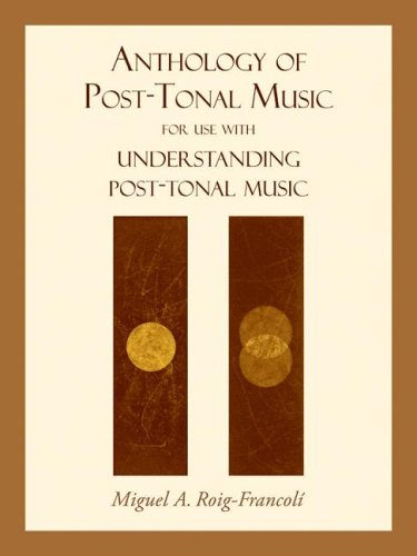 Anthology of Post-Tonal Music by Miguel Roig-Francoli