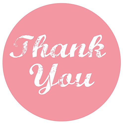 Algopix Similar Product 18 - Thank You Stickers - Pink - Pack of 90