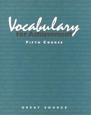 Vocabulary for Achievement: Course 5