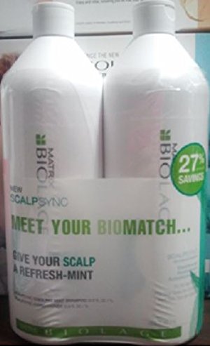 Matrix Scalptherapie Cool Mint Shampoo and Conditioner Liter Duo 33.8 oz