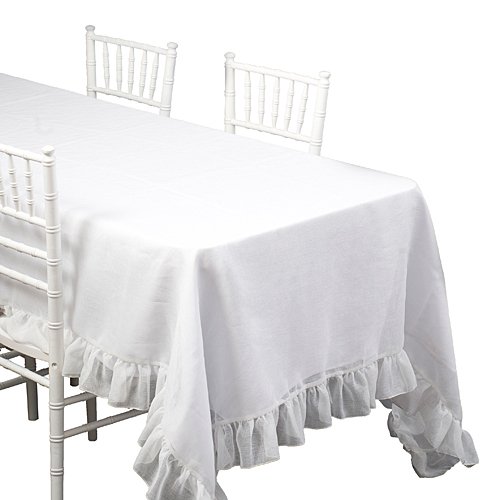 Algopix Similar Product 17 - Stumps Sheer Polyester Ruffle Table