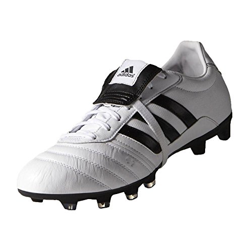 adidas Gloro FG Junior Soccer Cleats, White/Black