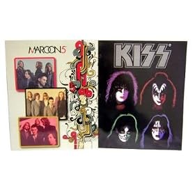 Rock Express Music Artist Licensed Portfolio Folde Case Pack 100