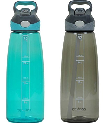 Contigo 32 oz Addison Water Bottles, 2 pack (Smoke & Ocean)
