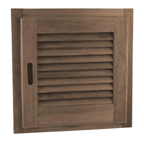 Algopix Similar Product 14 - SeaTeak 60724 Teak Louvered Door and