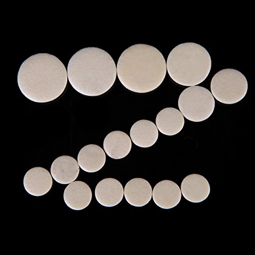 Docooler® Clarinet Leather Pads Replacement Durable Exquisite 17pcs
