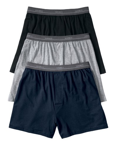 Hanes Boys Elastic Knit Boxer