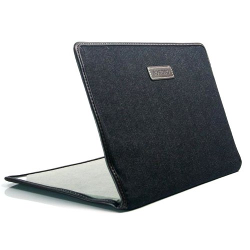 MacBook Air 11.6インチ対応保護ケース　横開きタイプ　超薄型　ジーズン柄　ブラック　（1614-1）