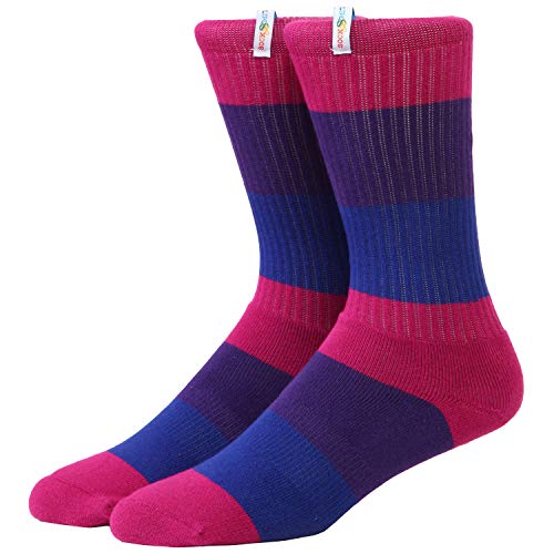 Algopix Similar Product 19 - Socksmith LGBTQ Pride Adult Crew Socks