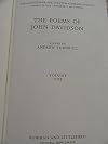 The Poems of John Davidson, Two Volumes, Vols. 1 & 2 [The Association for Scottish Literary Studies]