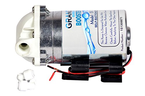 Health Zone RO System 100 GDP Steel RO Booster Pump (White and Black, 6.5-inch)