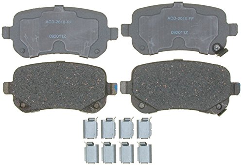 ACDelco 14D1326CH Advantage Ceramic Rear Disc Brake Pad Set with Hardware