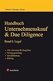 PAKET Handbuch Unternehmenskauf & Due Diligence, Band I: legal und Band II: tax