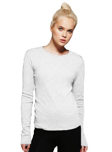 Bella - Ladies' Baby Rib Long Sleeve T-Shirt
