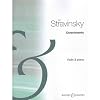 Stravinsky : The fairy's kiss : Divertimento {1932 violin and piano version} {score}