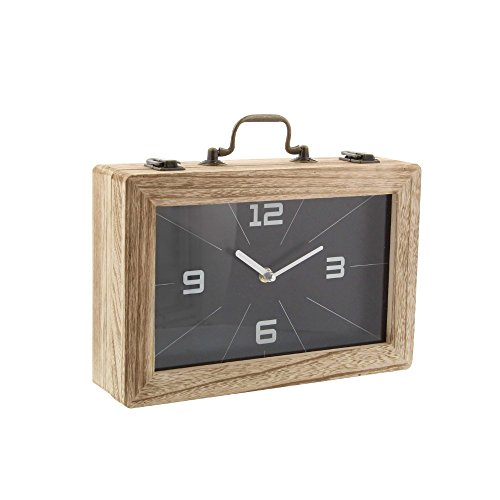 Algopix Similar Product 16 - Benzara Adorable Wood Clock Box