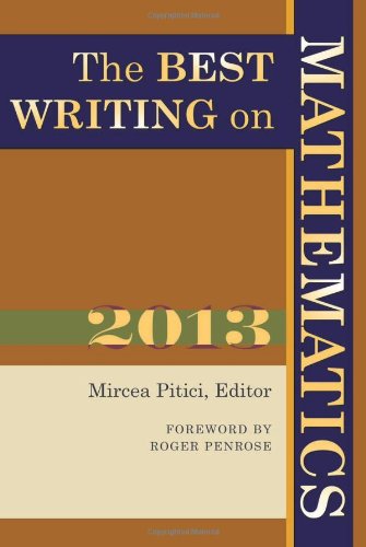 The Best Writing on Mathematics 2013 by Mircea Pitici