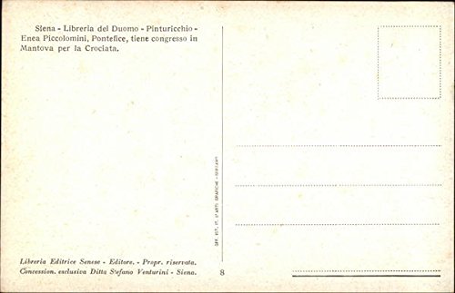 

Pinturicchio Painting in the Duomo Library in Siena Siena, Italy Original Vintage Postcard