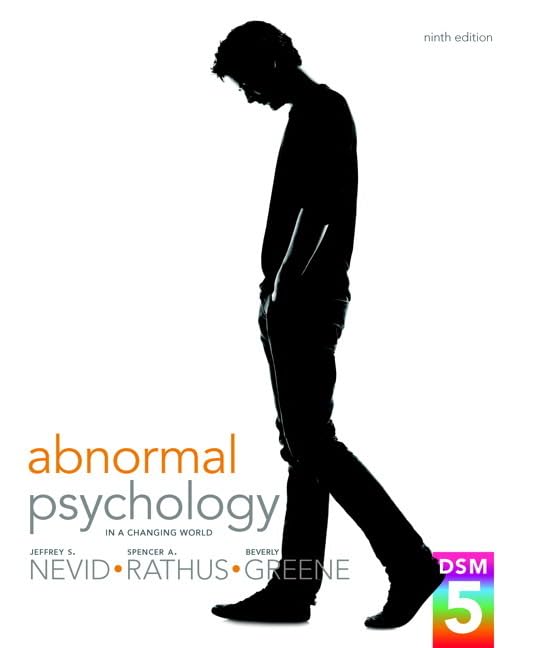 Abnormal Psychology in a Changing World Plus NEW MyLab Psychology with eText -- Access Card Package (9th Edition) by Jeffrey S. Nevid Ph.D.