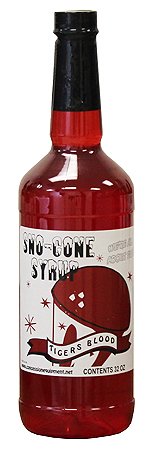 Snow Cone & Shave Ice Syrup 32oz RTU (Tigers Blood)