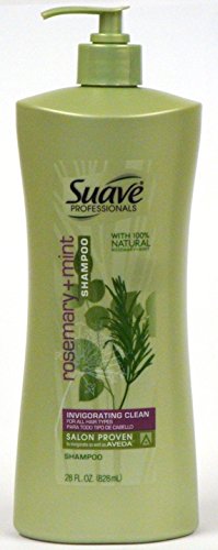 Suave Rosemary Mint Invigorating Clean Shampoo, 28 Oz Pump Bottle (Pack of 2)
