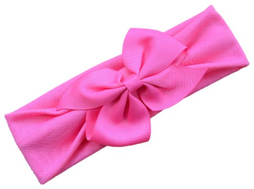 Baby Girl 3.5 Inch Pinwheel Bow Baby Headband Funny Girl Designs