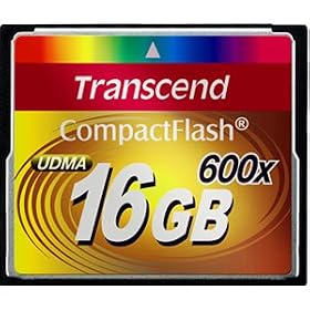 New - TRANSCEND 16GB CF CARD (600X) - TS16GCF600