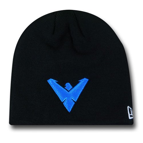 Nightwing Symbol Black New Era Beanie