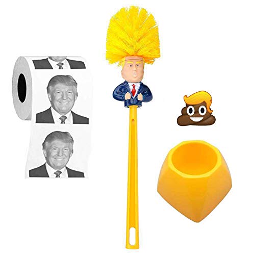 Algopix Similar Product 10 - Donald Trump Toilet Brush  Toilet