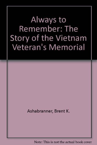 Always to Remember by Brent Ashabranner