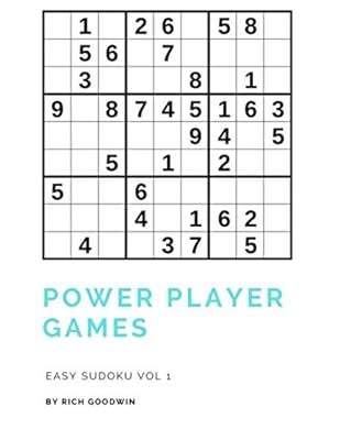 Power Player Games Easy Sudoku Vol 1