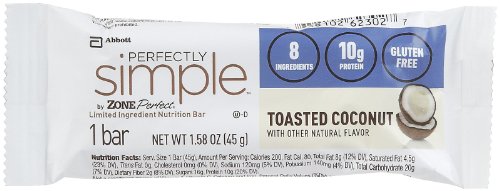 

Zone Perfect Simple Toasted Coconut Nutrition Bar -- 12 per case.