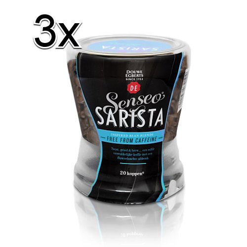 3x Senseo Sarista Free From Caffeine Kaffee Bohnen Trichter