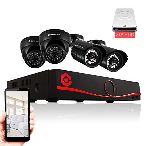 Algopix Similar Product 14 - CamHome AHD 8Channel 1080p 20MP Wired