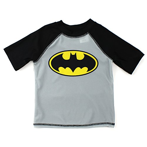 Batman Toddler Grey Swimwear Rash Guard Top