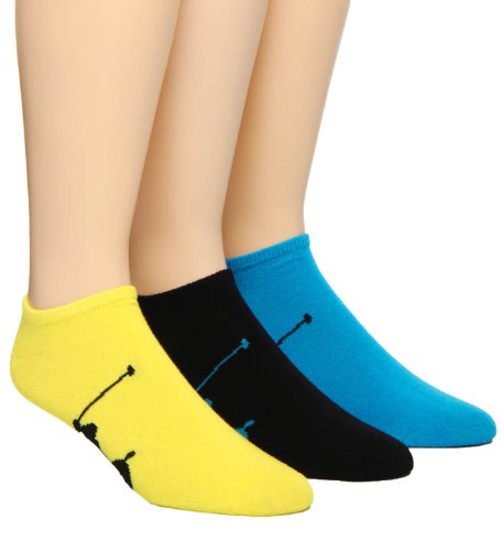 Polo 3 Pack Big Player Quarter Sock