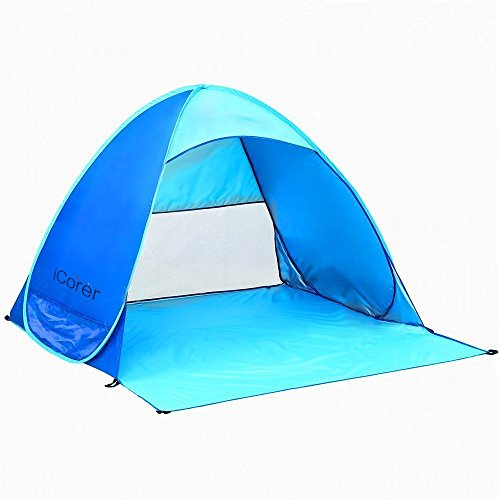 iCorer Automatic Pop Up Instant Portable Outdoors Quick Cabana Beach Tent Sun Shelter - Image 3