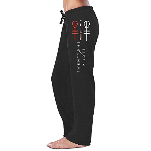 MayDay Women's Twenty One Brand Pilots Sweatpants M Black