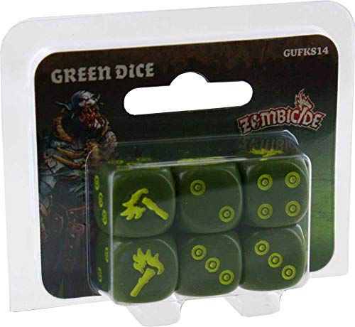 Algopix Similar Product 20 - Guillotine Games Zombicide Green Dice