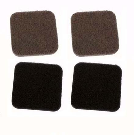 New Pack of 2 Inner & Outer Air Filter For Stihl BG72 BG75 HS80 FS85 FS80 FC75 FC85 FS75 14187PF 14187F HS80 KM85 Replace 4137-124-1500 4137-124-2800
