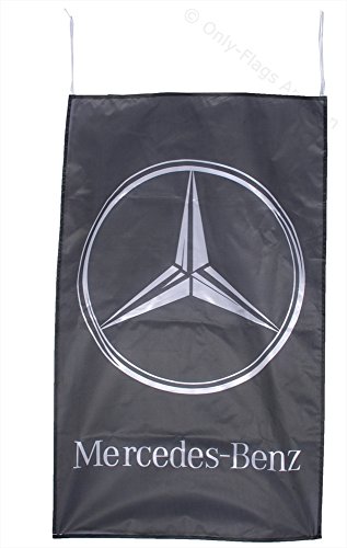 MERCEDES BENZ VERTICAL FLAG BANNER 3 X 5 ft