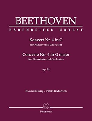 Beethoven Concerto no. 4 G major op. 58 for Pianoforte and Orchestra