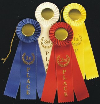 Algopix Similar Product 11 - Assistant Gold Rosette Ribbons  3