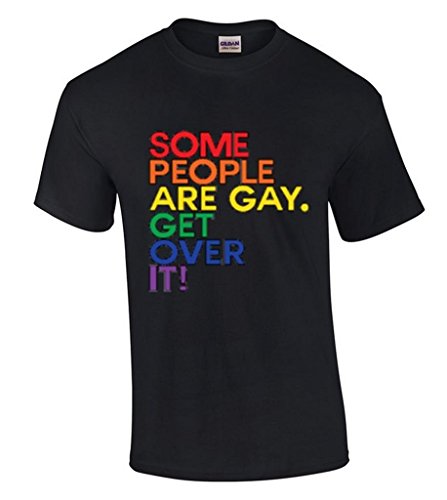 icustomworld Some People are Gay. Get Over It! T-shirt Gay, Lesbian Tee Shirts