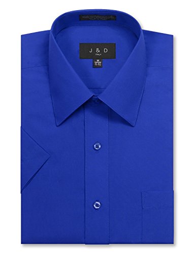 JD Apparel Men's Short Sleeve Dress Shirts
