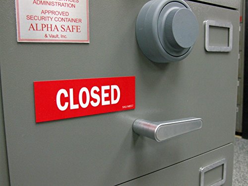 GSA Container Open/Closed Magnet 3 Pack Business Industrial Signage ...