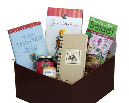 Algopix Similar Product 11 - The Wine Lovers Gift Box  Basket 