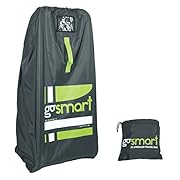 goSMART XL Stroller Travel Bag NEW DESIGN for Double Strollers Jogging Stroller and Travel Systems | Ballistic Nylon | Gate Check Bag | Flight Travel Gear | Baby Gear