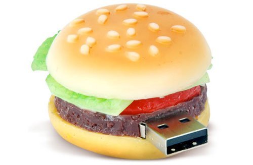 High Quality 4 GB Food Hamburger USB Flash drive